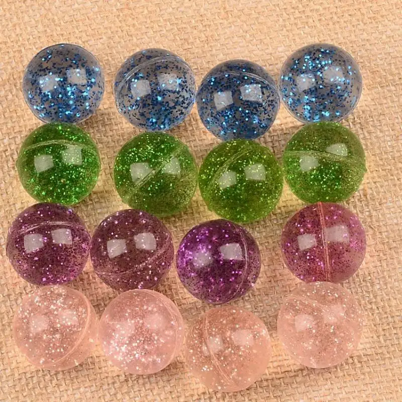 30MM Palla rimbalzante Glitter Bambini Giocattoli Ragazzi Ragazze Balle Rebondissante Kinder Spielzeug Palle per bambini Giocattoli