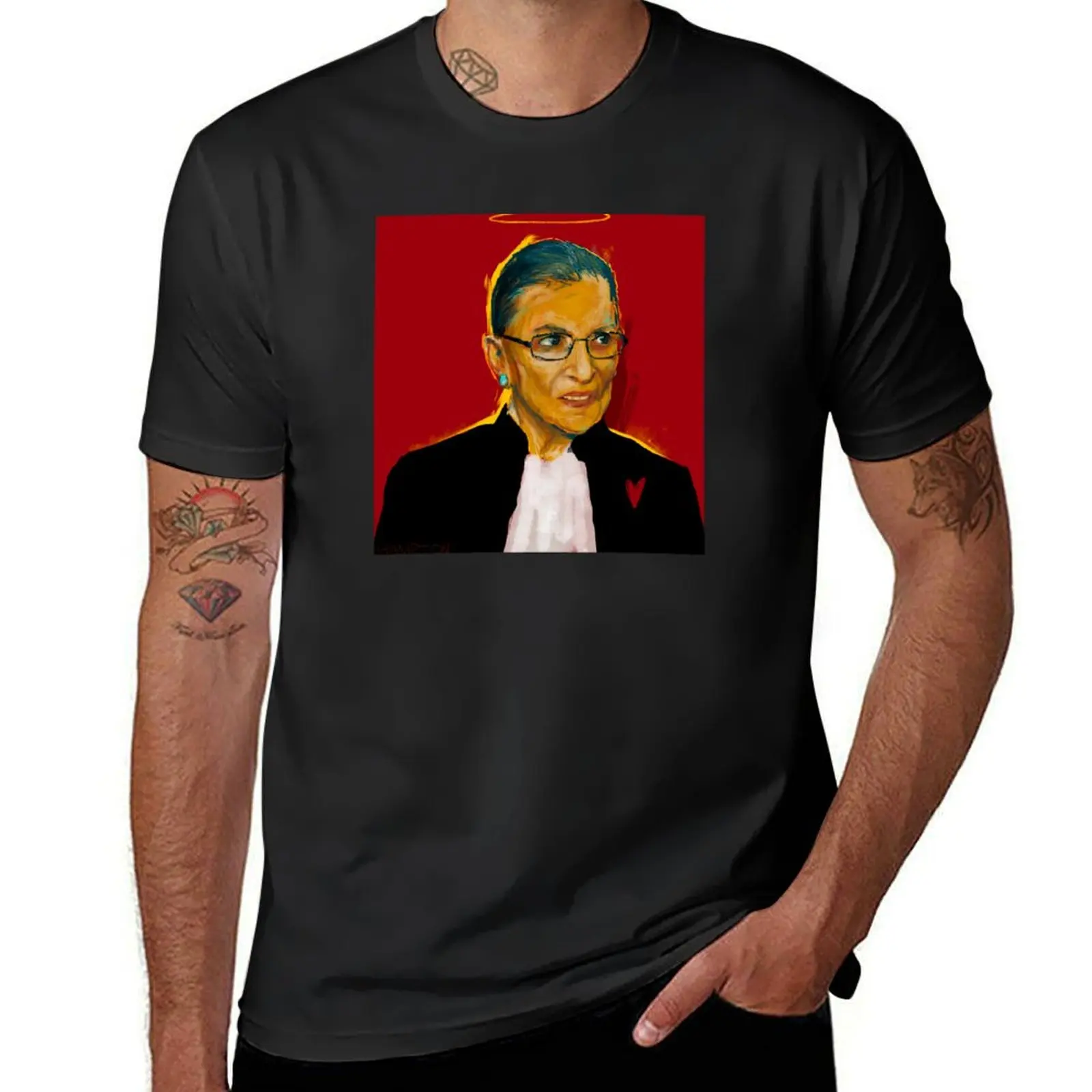 A loving tribute to RBG T-Shirt shirts graphic tees sublime sports fans men workout shirt