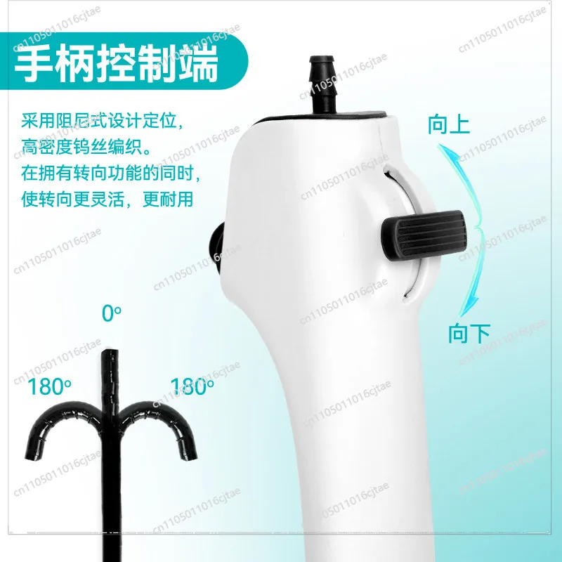 For Portable Animal Endoscope, Animal Surgical Snooping Tool 3.9MM Two-way Rotating Industrial Endoscope