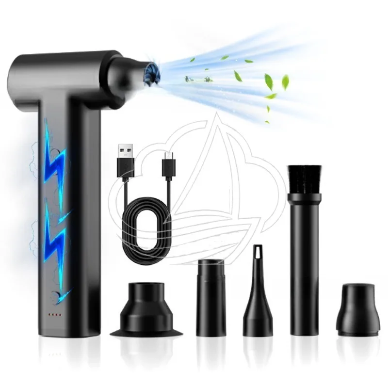 High Power Handheld Turbo Fan Portable Blower Strong Wind Outdoor Mini Turbo Cooling Fan