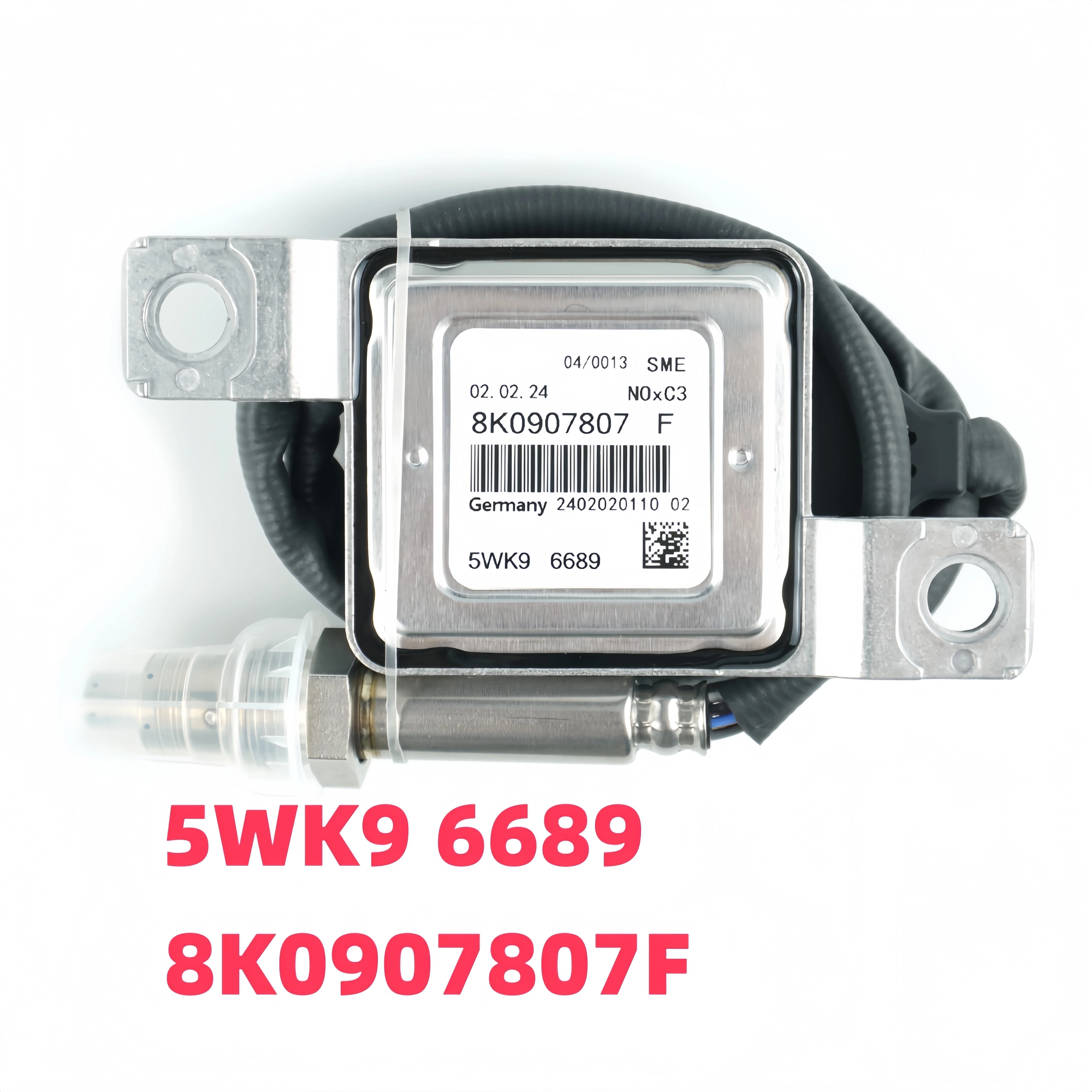 

8K0907807F 5WK96689 Nox Sensor Top Quality Nitrogen Oxide Sensor For Volkswagen Touareg 5WK9 6689 High Stability Car Accessories