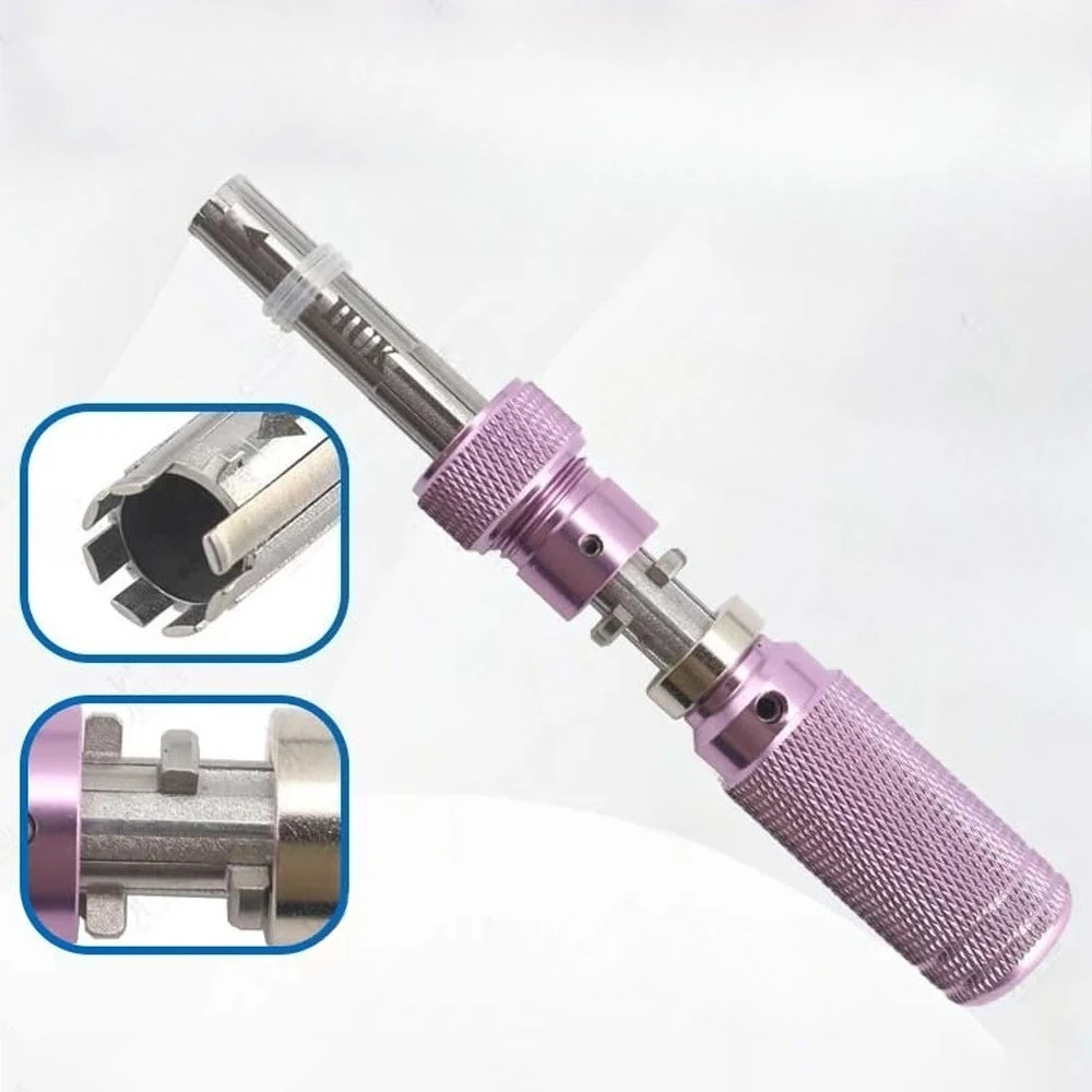 For HUK Purple Color (extended with locking) Six-generation Plum Blossom Tool Locksmith Tool