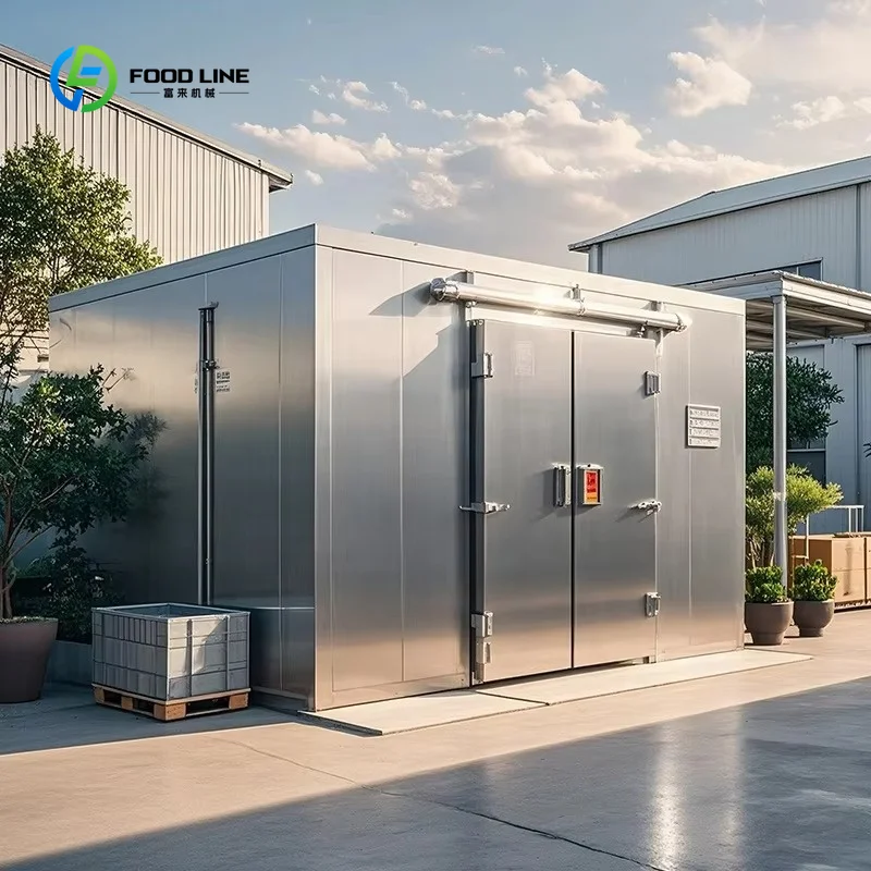 Customized Quick Cooling Mobile Cold Storage Room Solar Panel Powered Cold Chain Container for Preservation Shipment