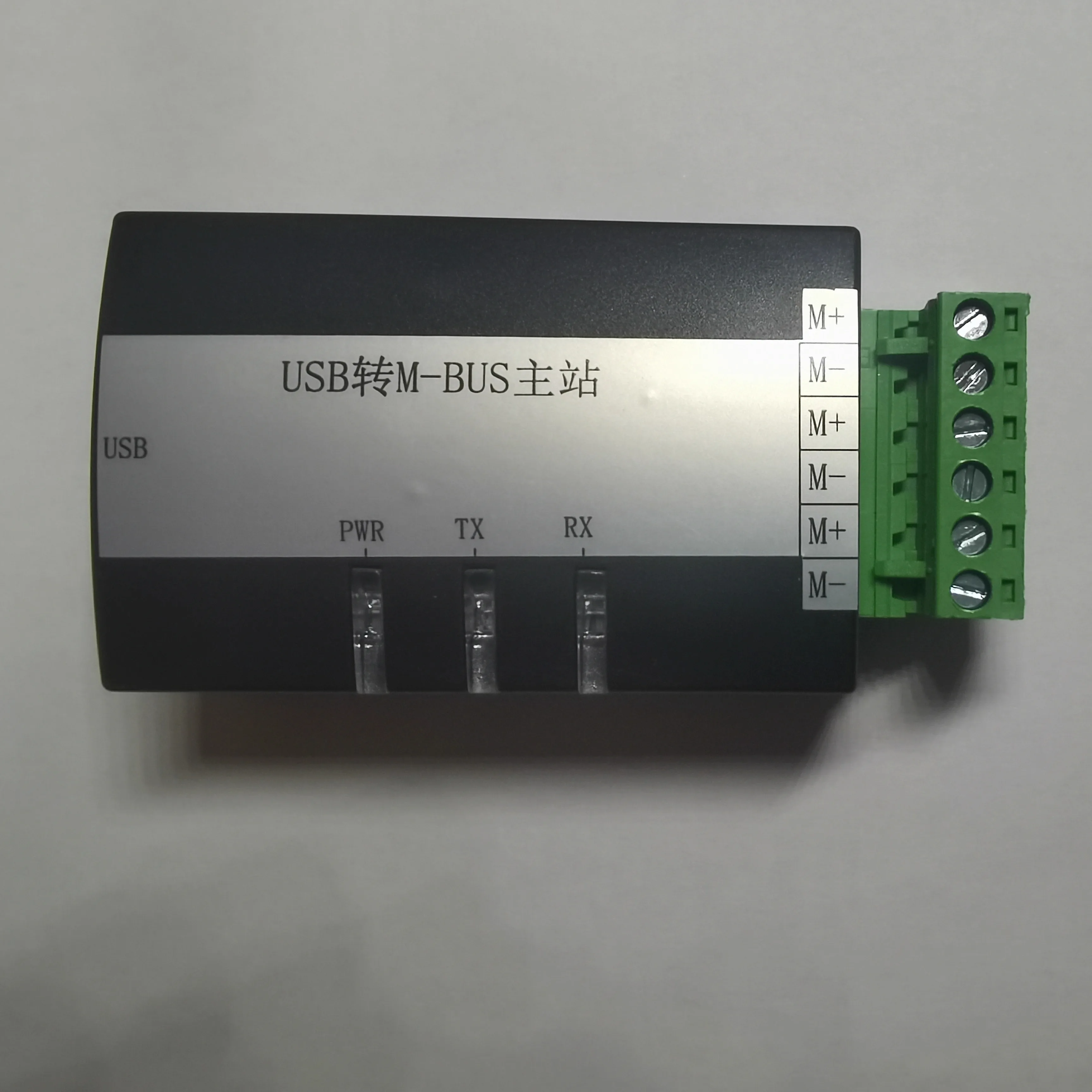Medidor de host usb para mbus de nível industrial, teste de leitura, proteção contra curto-circuito de nível industrial, suporta 20 cargas 1m