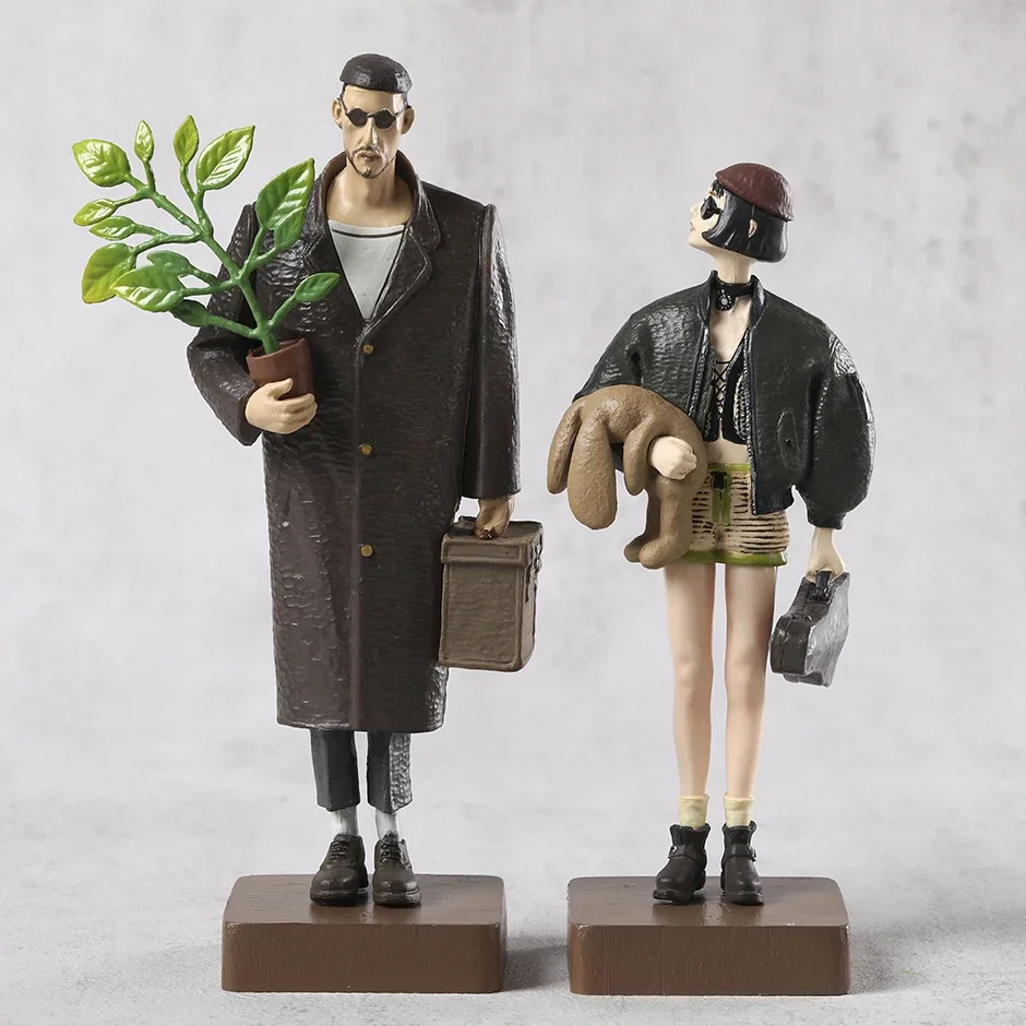 Set of 2 The Professional Leon & Mathilda Collectible Figure Model Doll Toy Figurals Brinquedos