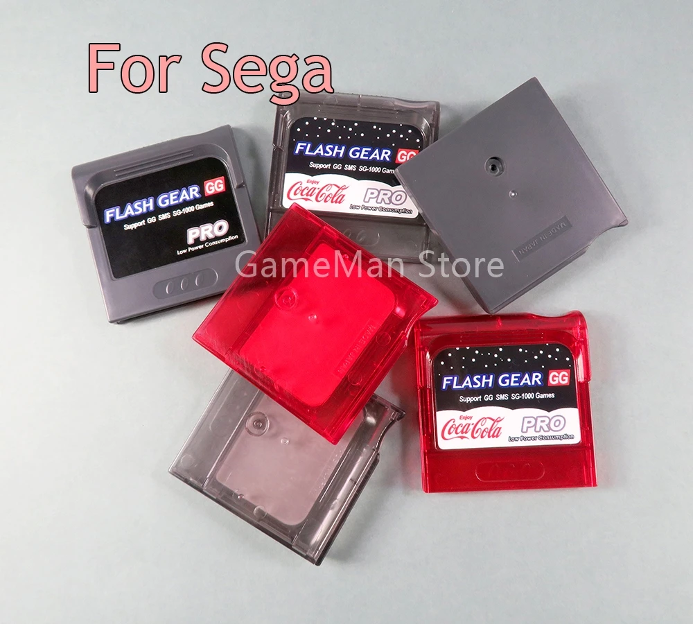 

20pcs for Sega Game Gear GG Game Cartridge Housing Shell Card Case With Sticker Game Card Housing Box Case