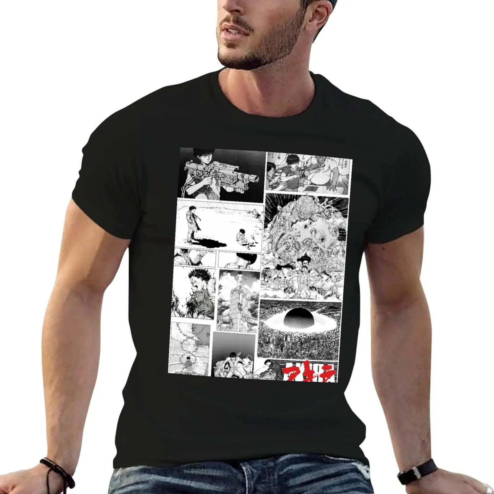 

Manga cotton man shirt Akira t for T-Shirt shirt t man