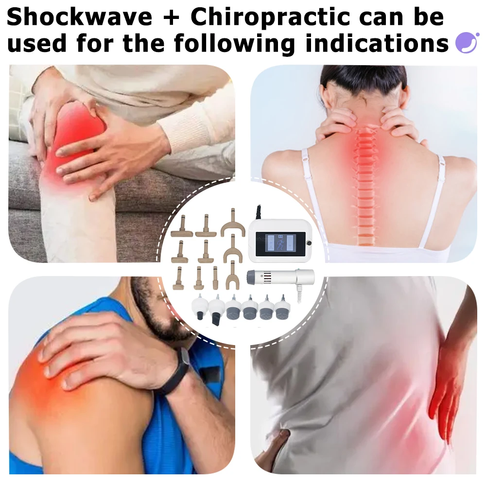300MJ آلة العلاج بالمستخدمين 17 رؤساء لضعف الانتصاب لتخفيف الآلام بتقويم العمود الفقري ضبط أدوات مسدس تصحيح كهربائي #6