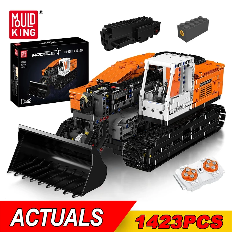 

MOULD KING 17054 Technical Remote Control Motorized Gopher Loader Building Block Truck Car Bricks Toys For Kids Gifts Boys