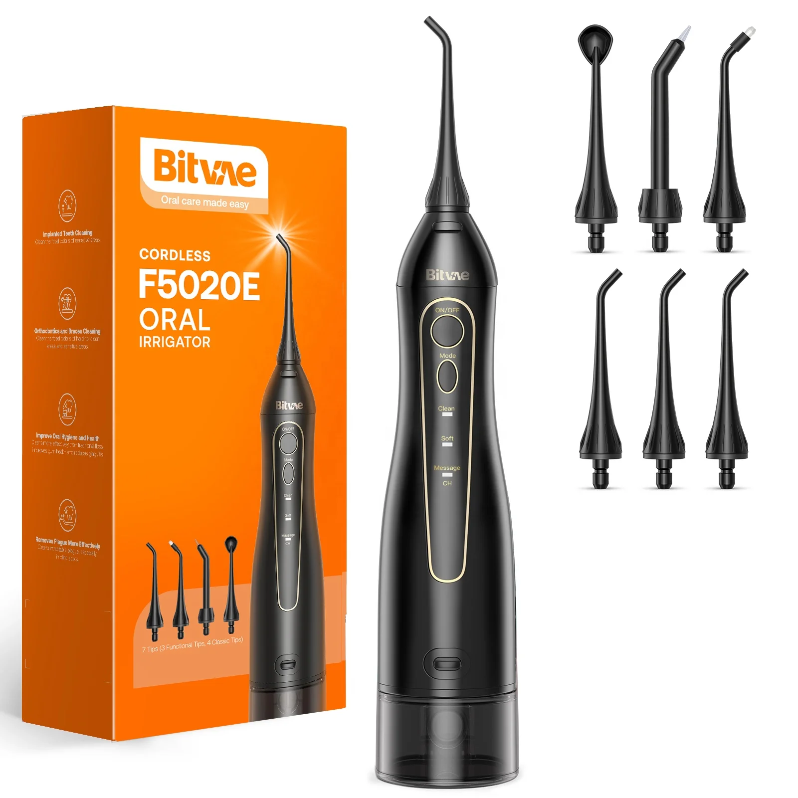 

Bitvae F5020E 300ML Oral Electric Irrigator Water Flosser