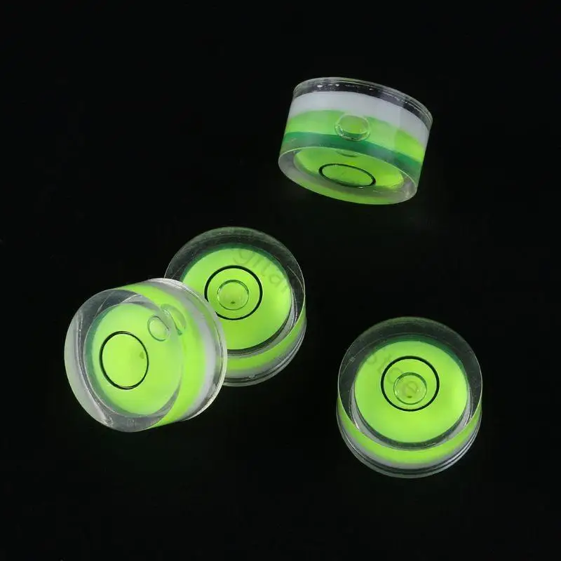 96BA Hochpräzise runde Wasserwaage, grüne Oberflächennivellierung – 4 Stück/Packung 15 x 8 mm für Schallplatten-Plattenspieler – Detail 7