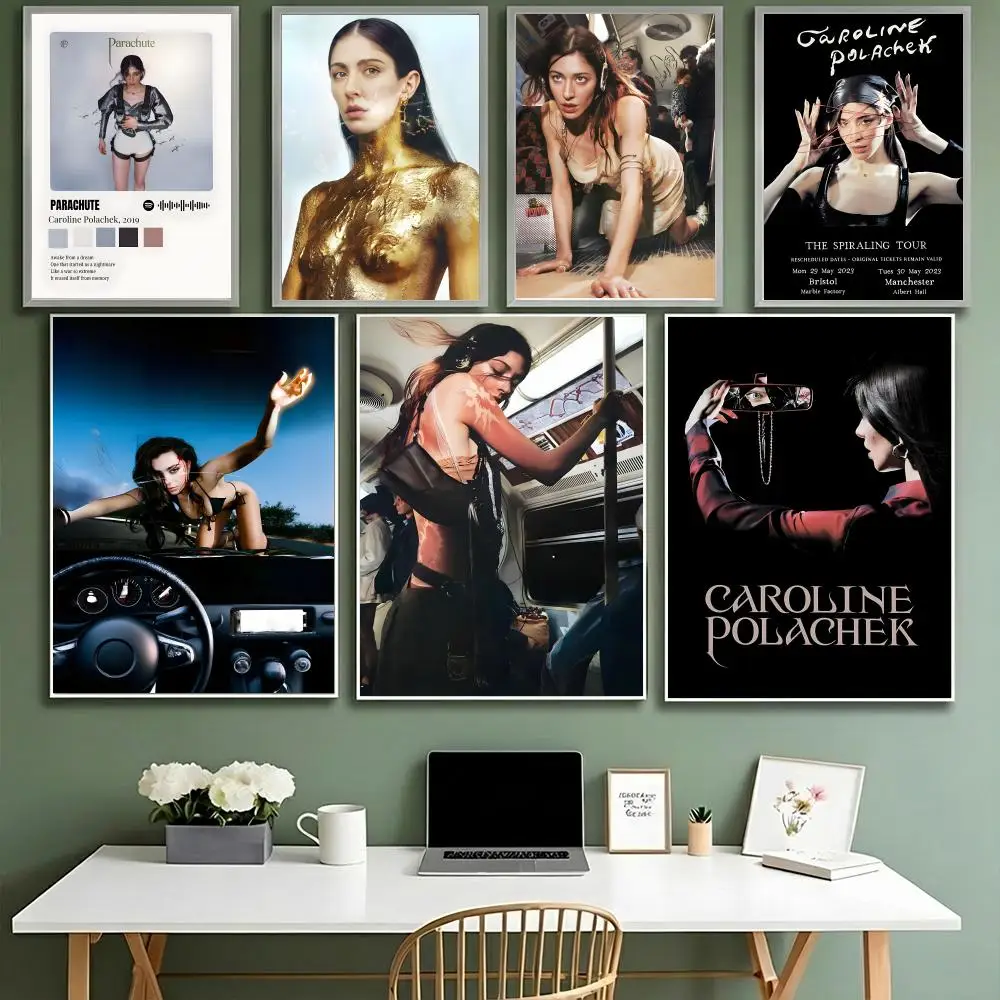 American Singer C-Caroline P-Polachek Poster HD Waterproof High-Toughness Self-Adhesive Wall Decor Universal