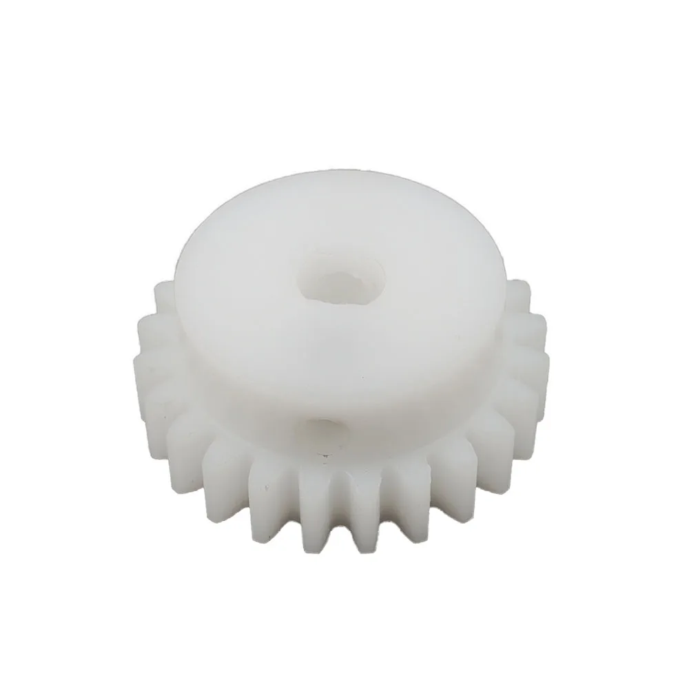 24Z 1.5M OD=39mm POM Plastic Gear for Advertising Display Rotating Light Box Milk Tea Sealing Machine hole 6x8mm D39Z24