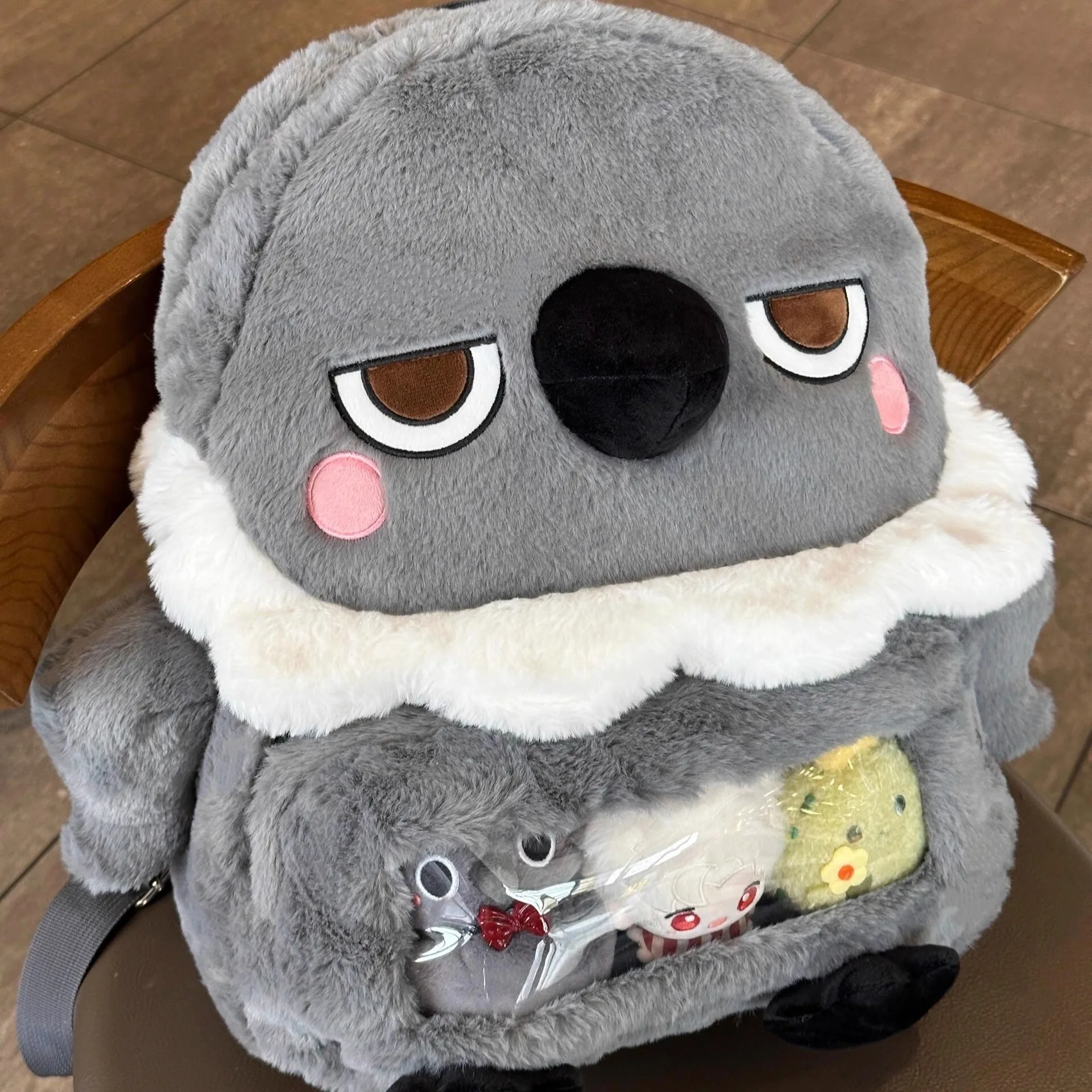 Anime Love and Deepspace Sylus sac à dos en peluche poupée de jeu corbeau sac en peluche sac d'école sac à dos sac de dessin animé cadeau poupée cadeau