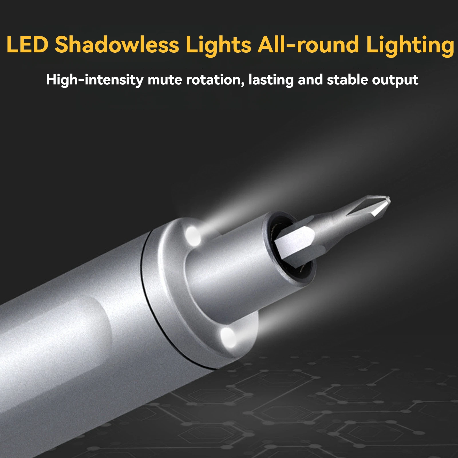 Mini Electric Precision Screwdriver Set Rechargeable Cordless Screwdriver with 36 Magnetic Bits for iPhone Camera PC Watch