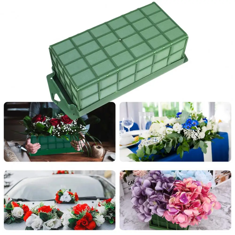 

Floral Foam Block Floral Foam Cage Holder for Alive/artificial Flowers Arrangement Wet Foam Blocks for Wedding for Decorations