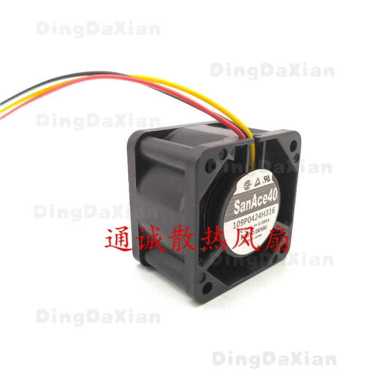 D 1 pcs For Sanyo Denki San Ace 40 109P0424H316 | 24V 0.095A 4CM 840D NCK System Axial Cooling Fan