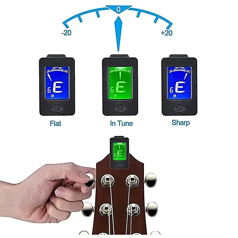 

Ukulele Guitar Bass Violin Tuner Pitcher