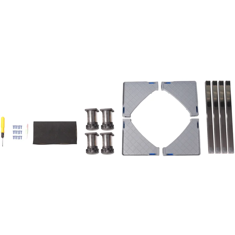 

Основание для стиральной машины, регулируемая основа для холодильника, противоскользящий и антивибрационный держатель для сушилки, приподнятое основание, инструменты для ванной комнаты