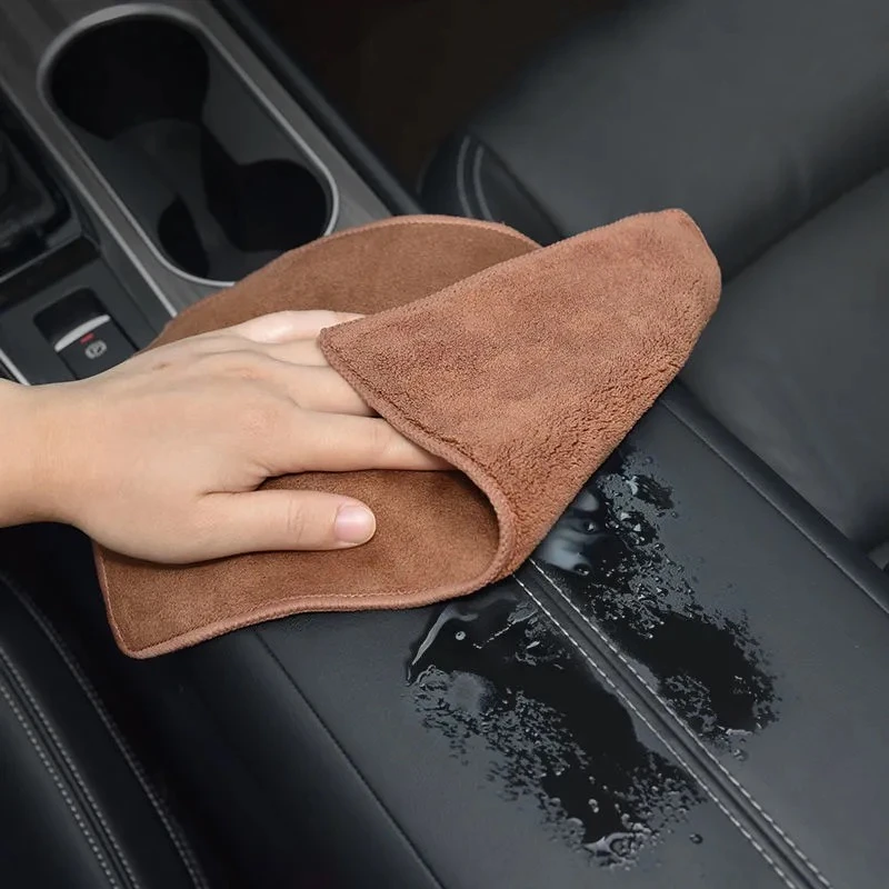 Microfiber Cleaning Towel Thicken Soft Drying Cloth Car Body Washing Towels For Alfa Romeo 159 Car Accessories