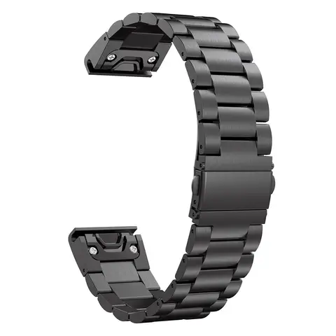 Snabbpassande 26mm 22mm 20mm metallarmband för Garmin Tactix 8 Fenix 8/E 7X 6X rostfritt stålarmband Enduro 3 Forerunner 965 band 8 best sales tillbehör Garmin Epix - №7