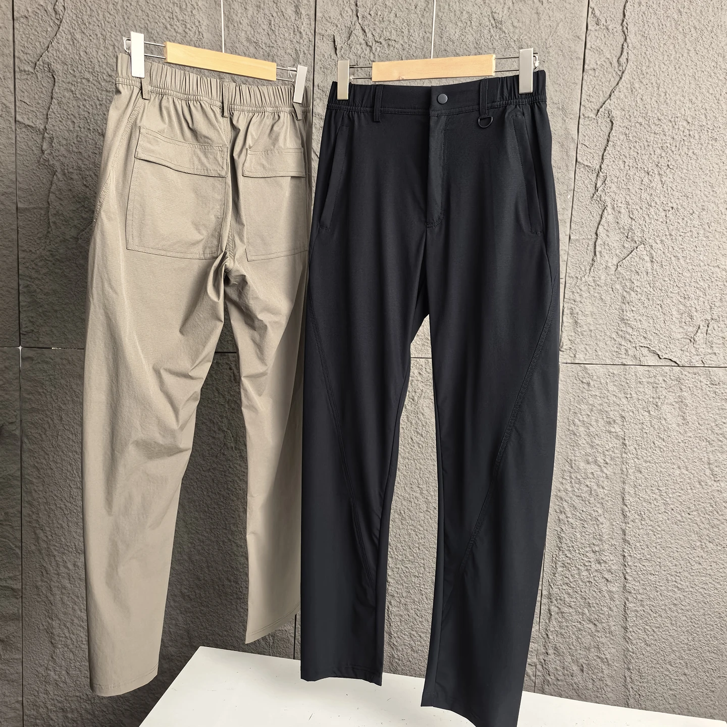 

Мужские легкие быстросохнущие дышащие спортивные брюки прямого кроя для активного отдыха, летние, повседневные, эластичные, в деловом стиле, для джентльменов