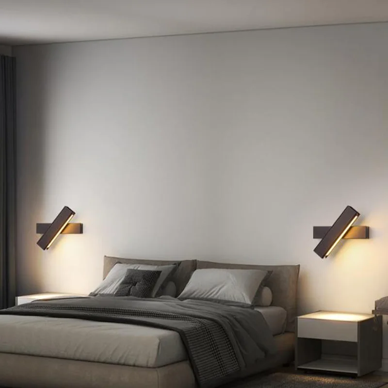 Walnoot Binnenwandlamp Woonkamer Slaapkamer Foyer Lezen Massief Houten Verlichting Gangpad Badkamer Spiegel Hal Blaker Wandlamp 6pa