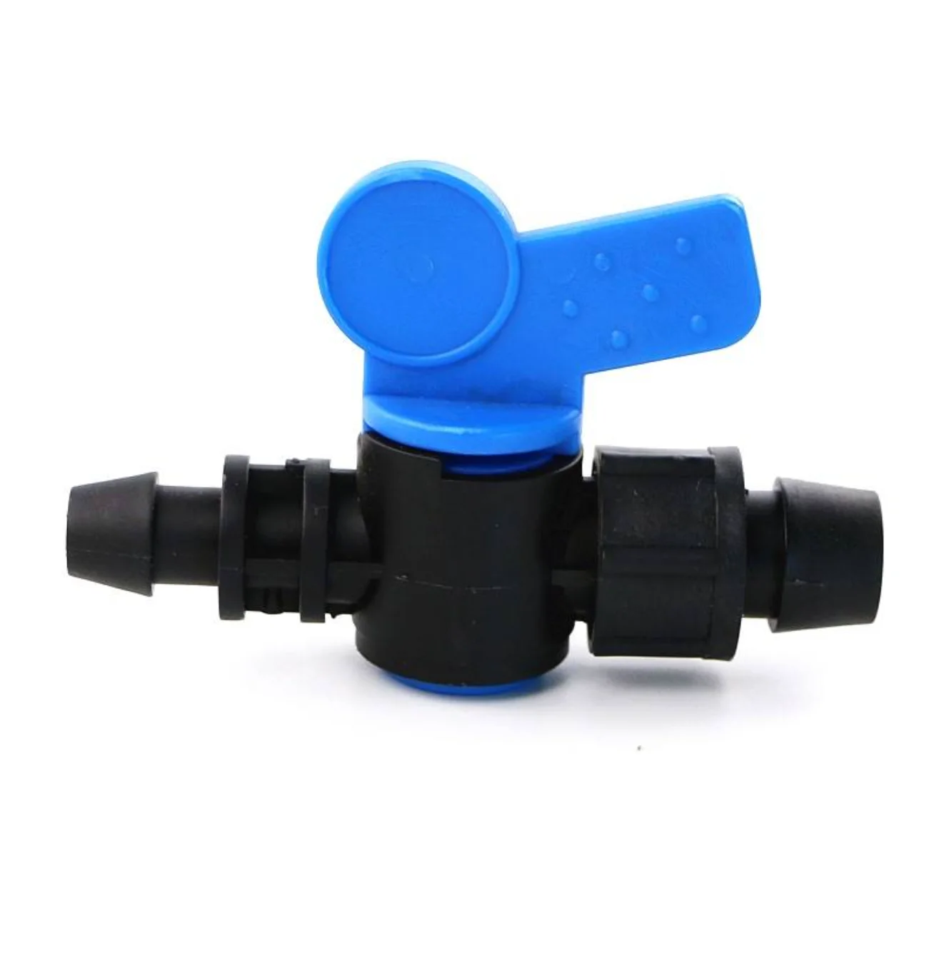 Дешевый мини-пластиковый клапан с наружной резьбой 1/2 "и 3/4" аксессуар для садоводства, полива и орошения, капельная лента/труба