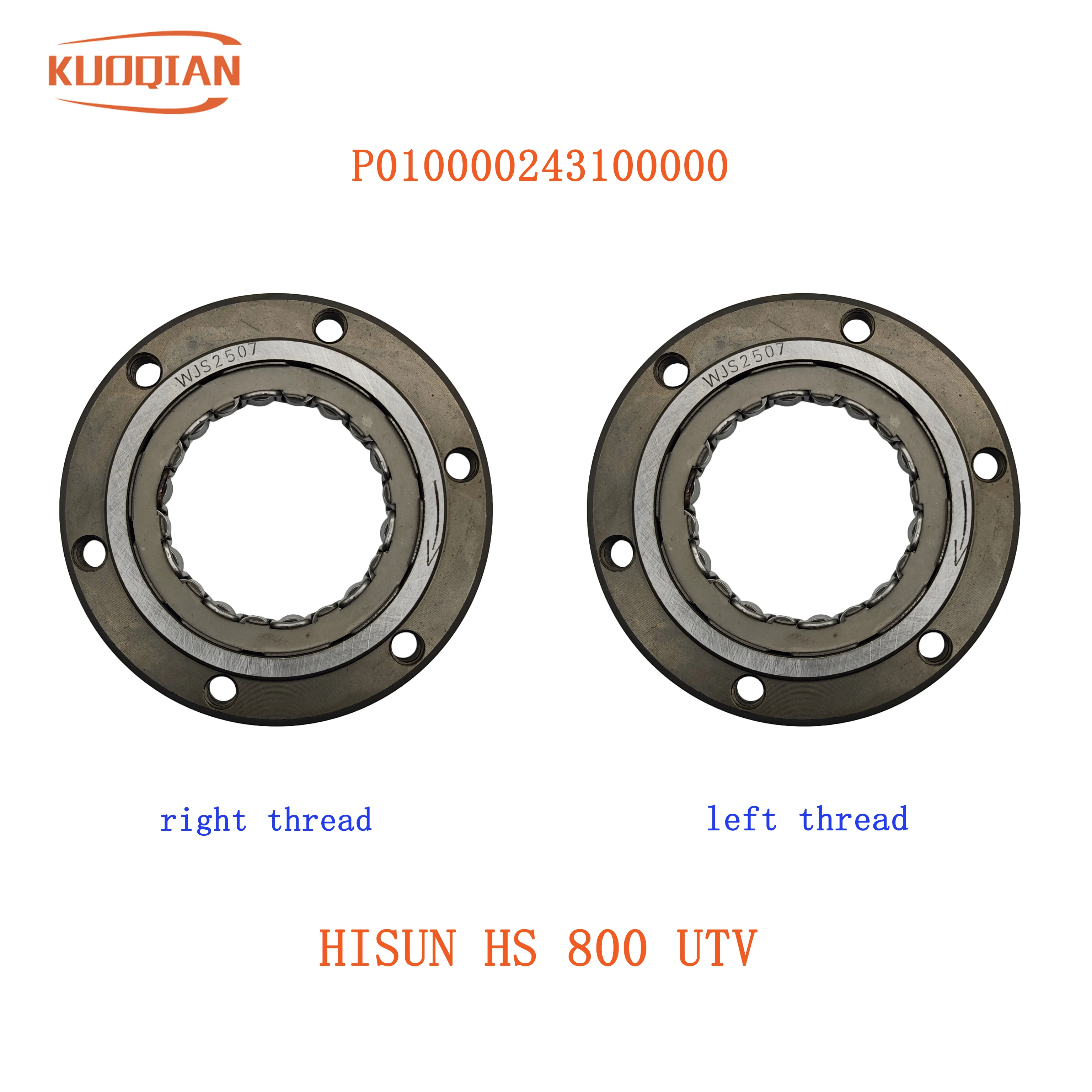 

Original Starter Clutch Bearing right thread or left thread P010000243100000 24310-010000-0000 31250-010-0000 For HISUN 800 UTV