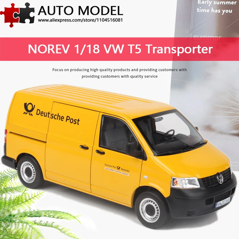

Модель автомобиля Volkswagen T5 Multivan 2003 года, немецкий почтовый грузовик, городской сервисный автомобиль, имитация, литая металлическая модель из сплава, полностью открывающиеся двери, Norev 1:18, коллекционная, для мальчиков и взрослых, игрушка, по