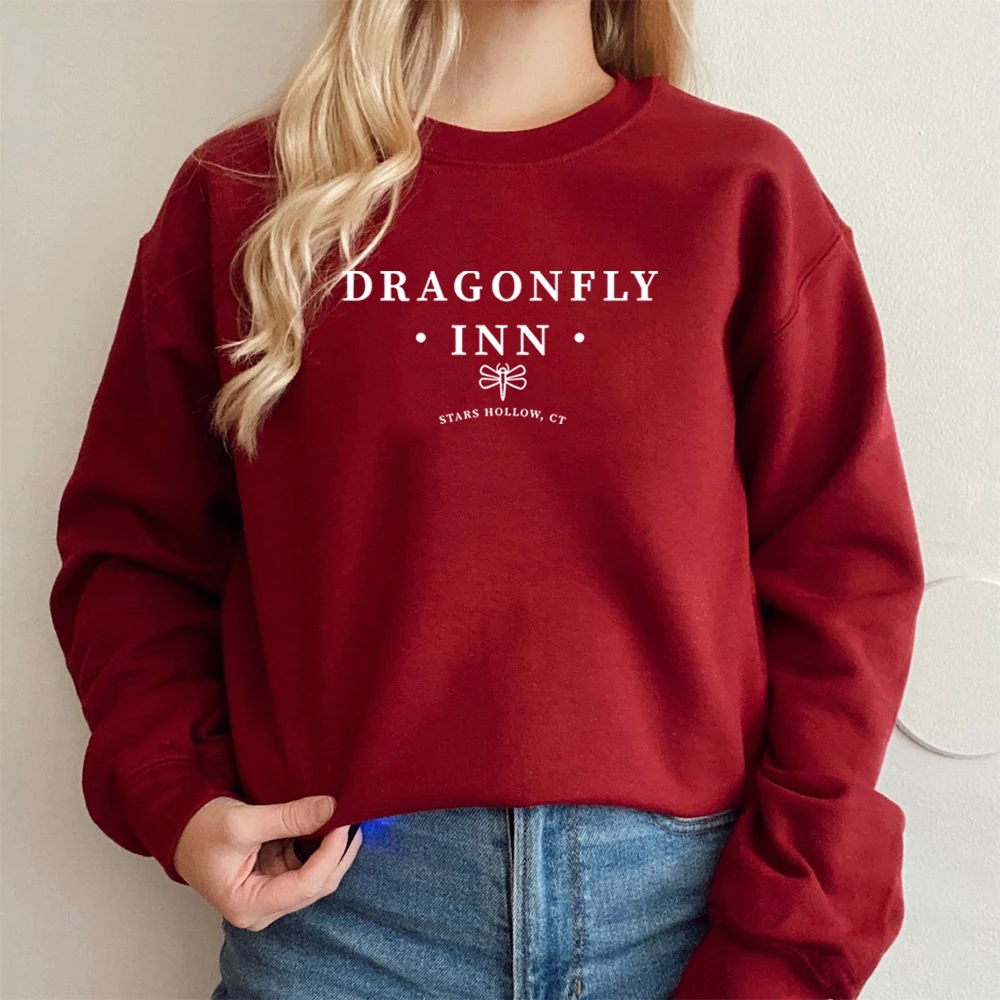 

Dragonfly Inn Stars Hollow Sweatshirt Tv Show Gilmore Girls Jumper Luke's Diner Gilmore Girls Crewneck Sweatshirts Fans Tops