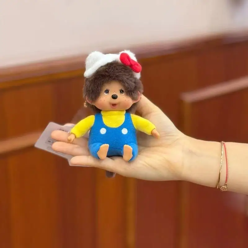

Monchhichi Cute Plush Monkey Doll Stuffed Toy Cute Bag Pendants Hot Girls' Gifts Kawaii And Popular Dolls Replic 12cm