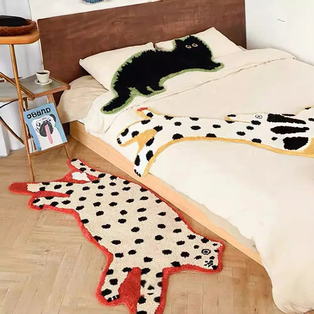 لطيف الحيوان السجاد لطيف الحيوان حمام الحصير عدم الانزلاق ماصة حوض الاستحمام البساط الحمام أفخم دش البساط