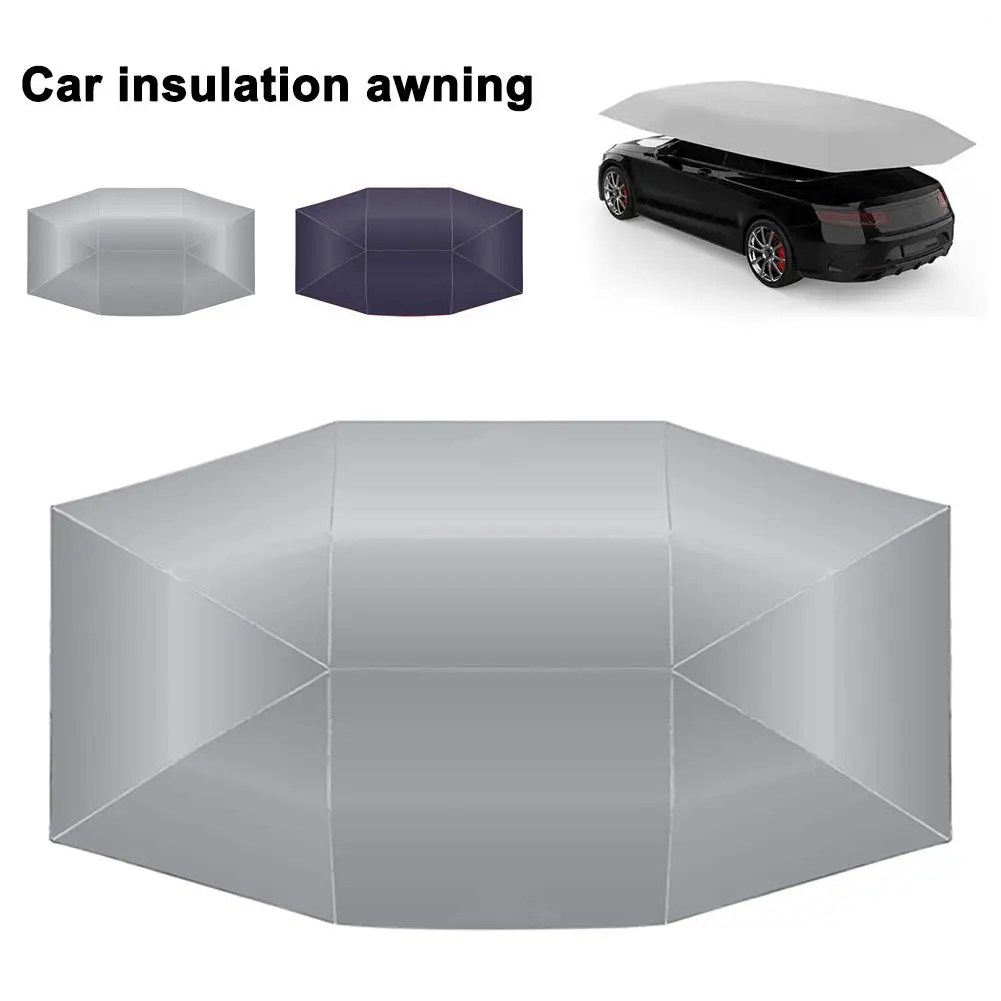 

4.2x2.1m Car Summer Sunshade Umbrella Fully Automatic Cover Control Shed Canopy Summer Folding Sunscreen Remote Portable Ro H8S1