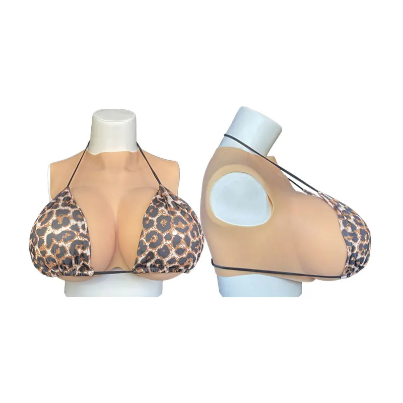 أشكال ثدي واقعية من السيليكون لكروسدرسر ترانس كوسبلاي تعزز الحلمة المريحة طبطب لينة هز ثدي مزيف B C D E G Cup #1