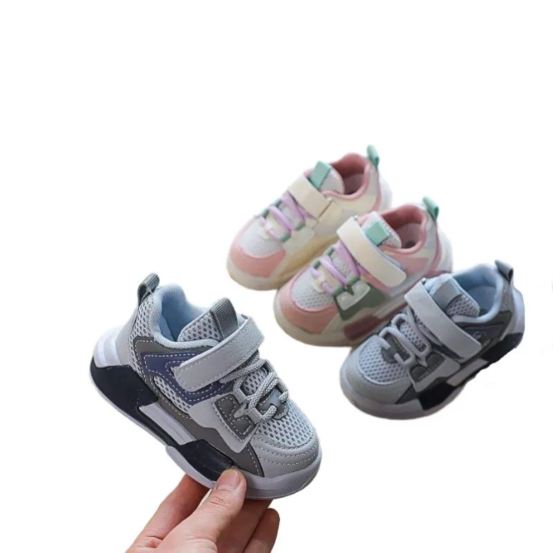 

Boys Girls Breathable Board Shoes Aged 0-6 Spring Autumn Sports Shoes Infants Young Children Soft Soled Walking Toddlers Shoes