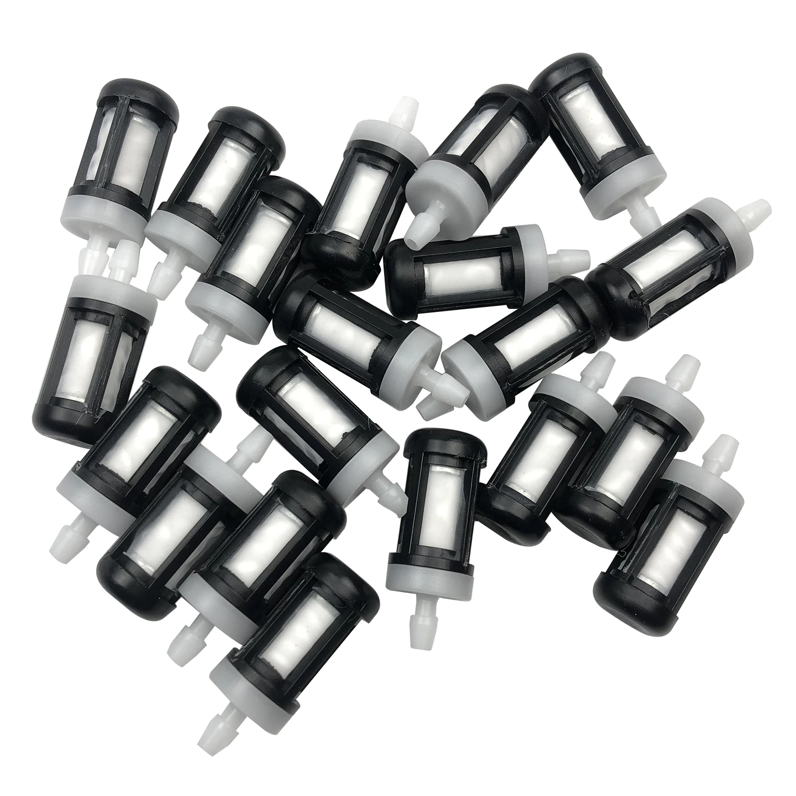 Chainsaw Fuel Filter Kit Durable Plastic Replacement Parts for String Trimmer Edger Blower Maintenance