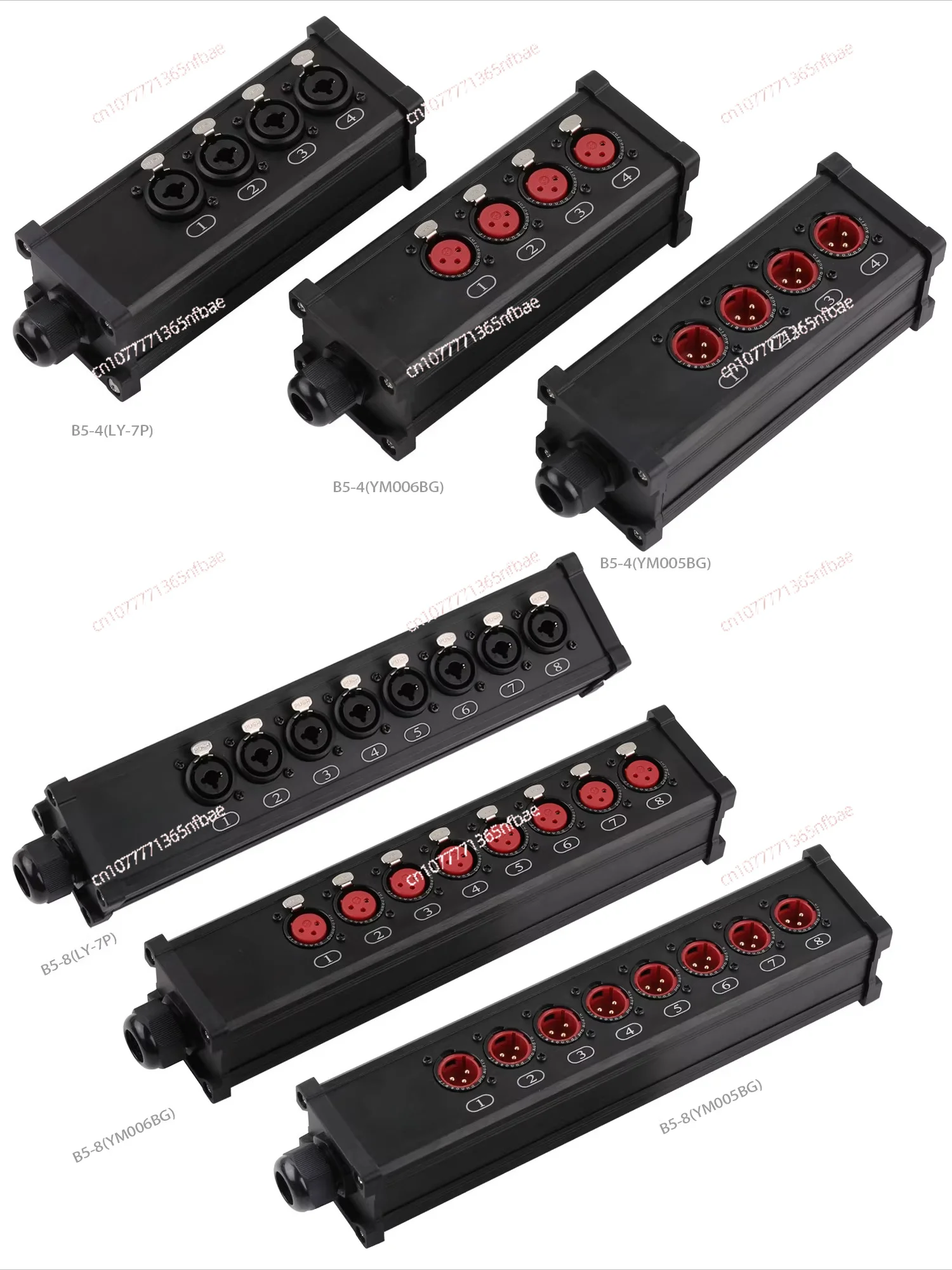 B5 Multi-channel Mobile Signal Junction Box, Audio Multi-core Cable Stage Box for Stage Wiring
