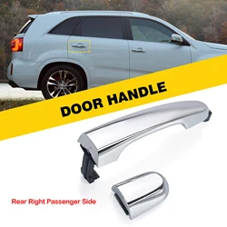 Car Outside Silver Chrome Door Handle Rear Right For Kia Sorento 2011 2012 2013 2014 2015 826512P010 Car Replacement Accessories