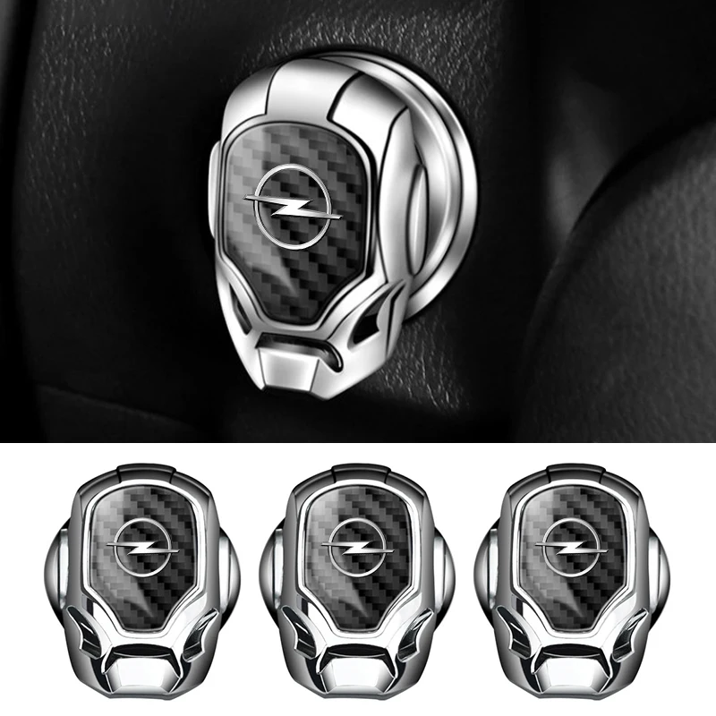 

1pcs Car One-Click Start Buttons Protective Cover Decoration For Opel Astra Insignia Corsa Zafira Meriva Mokka Vivaro Vectra