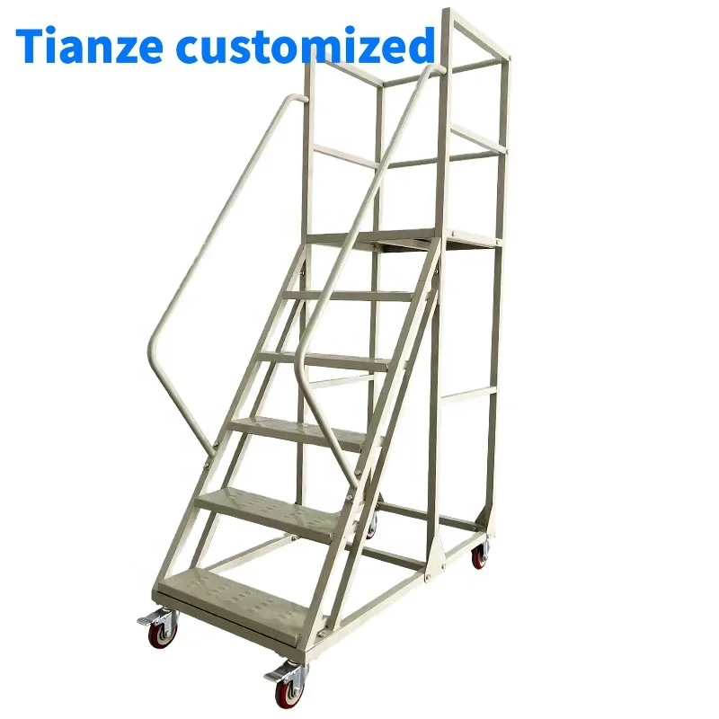 (customized)Wholesales folding roll transport container stainless steel trolley with wheels