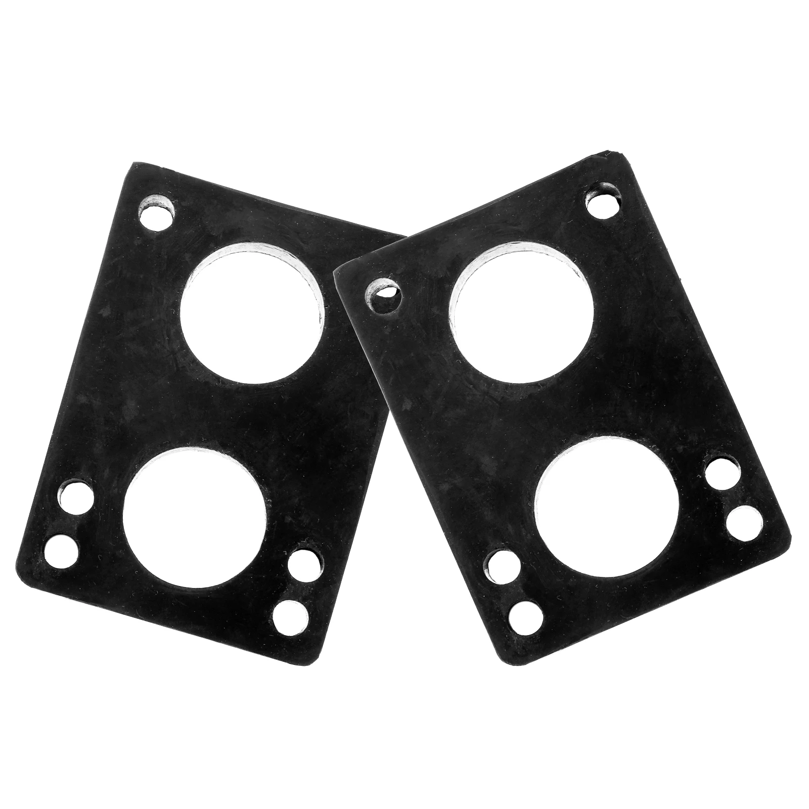 

2 Pcs Skateboard Shock Absorbing Gasket Riser Damping Pad Mat Increased Pu Shockproof Pads Long