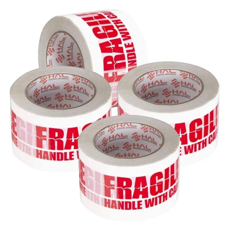 Customized productCustom Printed Fragile Tape BOPP Shipping Packing Tape With Logo