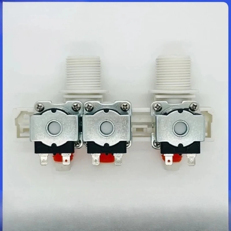 Triple Head Water Inlet Solenoid Valve for Washing Machine - Appliance Replacement Spare Part