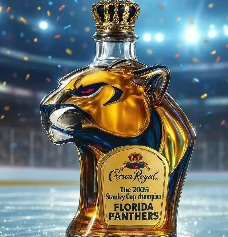 leopard Glass Decanter Bottle Funny Liquor Novelty Container For Men Home Tasting Beer Father's Day Wedding Bachelor Event