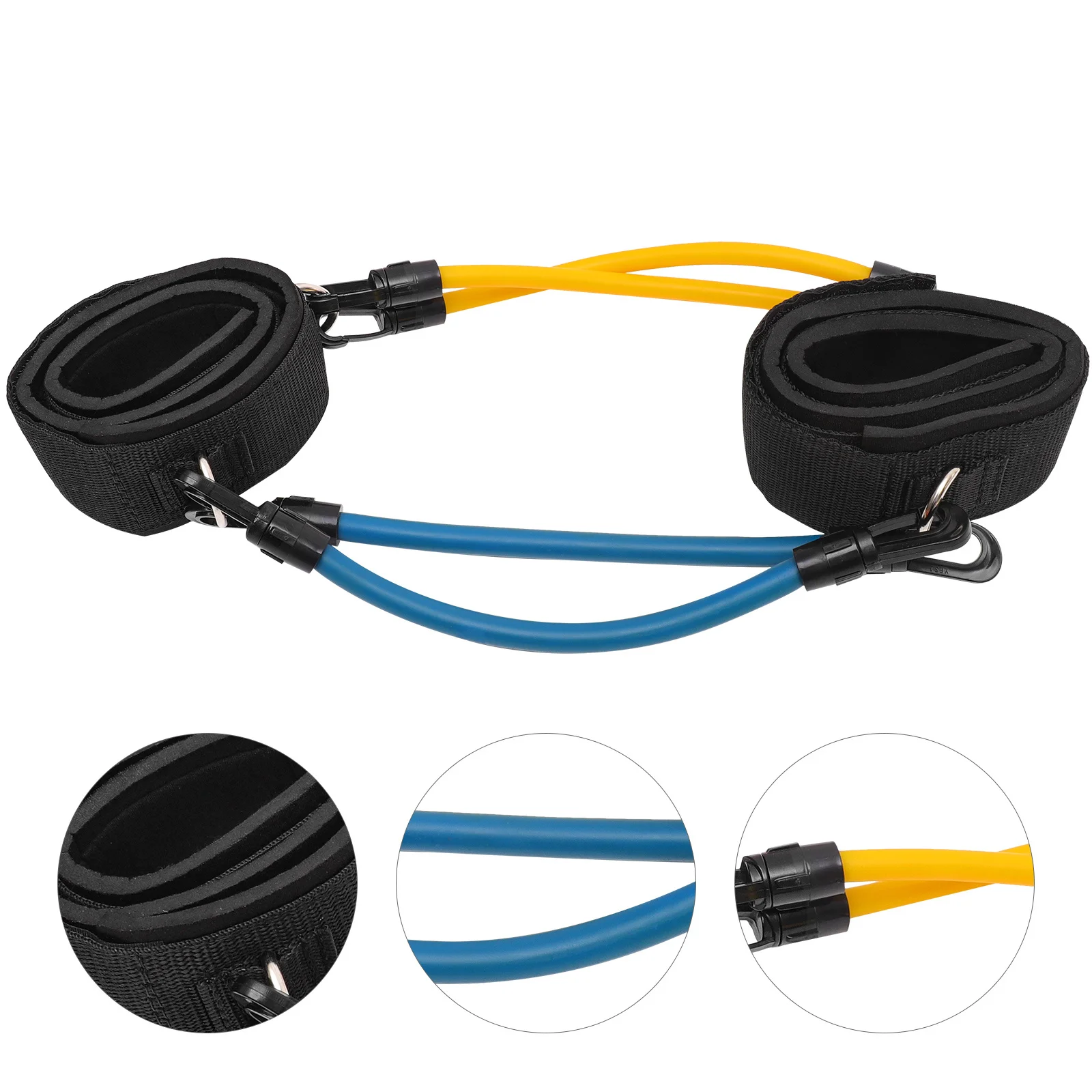 

1 set 1 Set Adjustable Basketball Leg Lifting Trainer Strap Wear-Resistant Stretchy Resistance Band For Home Gym Training