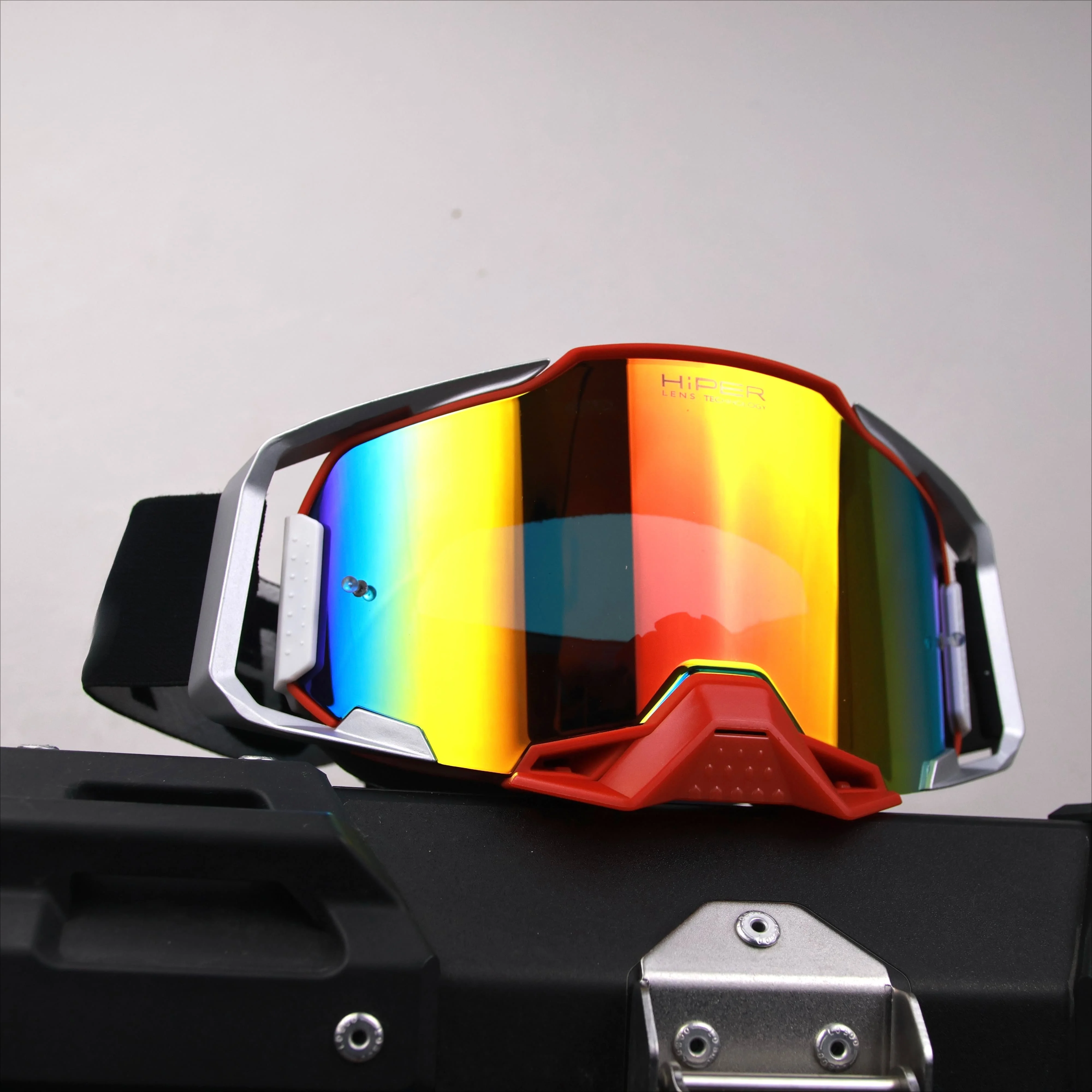 1 Pcs Multi-Color Quick-Release Lens Moto Goggles - Anti-Fog, Off-Road ATV MX, Helmet-Compatible for Western Riders