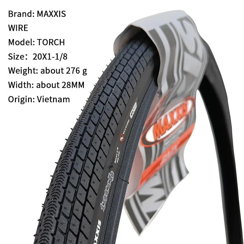 MAXXIS TORCH bicycle tire 20x2.20 folding tire 20X1-1/8 20X1-3/8 SILKWORM stab-resistant low rolling resistance