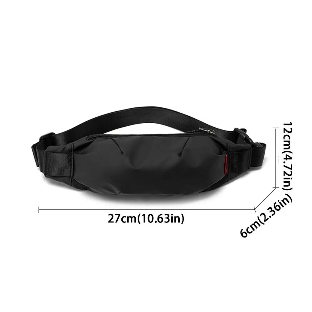 حقيبة خصر رجالية متعددة الوظائف قابلة للتعديل، حقيبة كتف عصرية متينة، حقيبة صدر خفيفة الوزن للجري #6