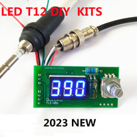 STC-T12 solder iron new versionDIY kits Digital Soldering Iron Station Temperature Controller DIY Kits use for HAKKO T12 Handle